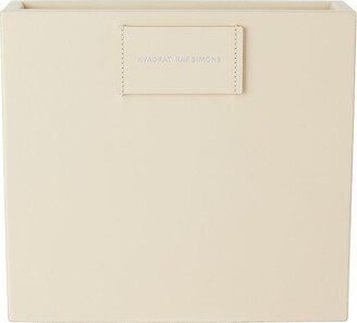Kvadrat/Raf Simons Off-White Large Leather Accessory Box