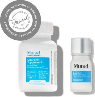 Murad Skincare Clear Skin Supplement Sample Bundle Size | 2-Week Supply