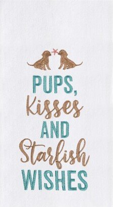 Pups, Kisses, Starfish Wishes Kitchen Towel