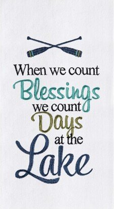Blessings At The Lake Kitchen Towel