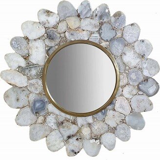 12In Flower Shape Mirror