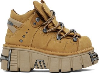 Tan New Rock Edition Platform Sneakers