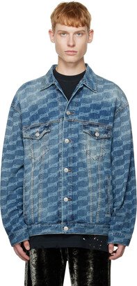 Blue BB Monogram Denim Jacket