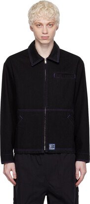 Black Workwear Denim Jacket