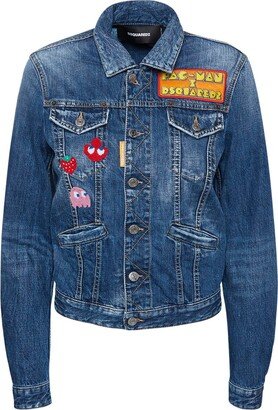 Pac-Man cotton denim jacket