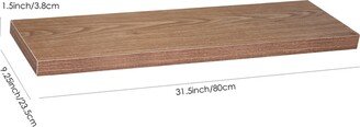 Davee Furniture Modern and Contemporary JD Walnut Floating Shelf - 31.5*9.25*1.5 inches