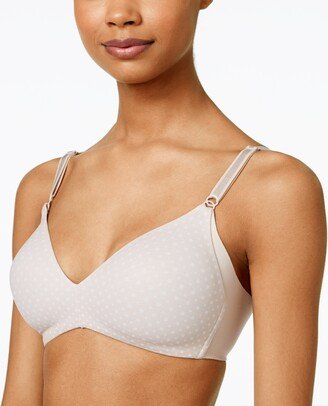 Warners No Side Effects Underarm-Smoothing Comfort Wireless Lightly Lined T-Shirt Bra 1056