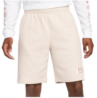 Men's Cream Club America Laxla Park Fleece Shorts