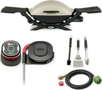 Q2000 Liquid Propane Grill (Titanium) All-In-One