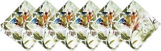 Watercolor Floral Napkin Set of 6