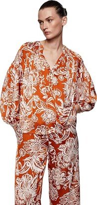 Edward-H Blouse (Terracotta) Women's Clothing