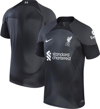 Men's Gray Liverpool 2022/23 Replica Goalkeeper Jersey