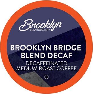 Brooklyn Bean Roastery Brooklyn Beans DECAF Coffee Pods, Keurig K-Cup Brewers Compatible,Brooklyn Bridge,40 Count