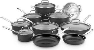 Chef's Classic 17pc Non-Stick Hard Anodized Cookware Set - 66-17N