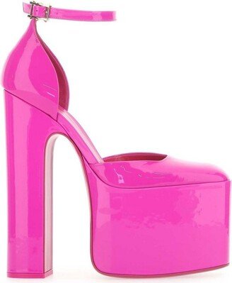 Discobox Almond Toe Platform Pumps