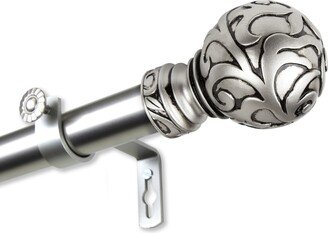 InStyleDesign Silvanus 1 inch Diameter Adjustable Curtain Rod