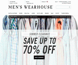 Men's Wearhouse Promo Codes & Coupons