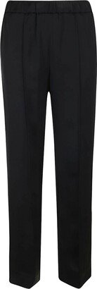 Straight-Leg Side Slits Trousers