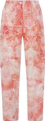 Tie-Dye Straight Leg Pyjama Pants-AA