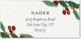 Address Labels: Raised Edges Address Label, Grey, Address Label, Matte