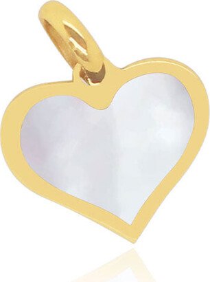 The Lovery Mini Mother of Pearl Heart Charm