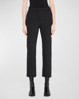 Cropped Crepe Pants