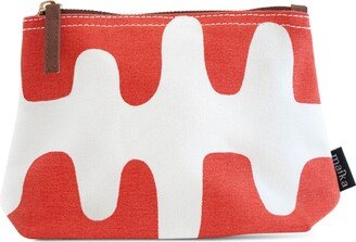 Maika Echo Tangerine Small Canvas Pouch