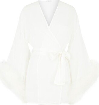 Marabou Trim Robe