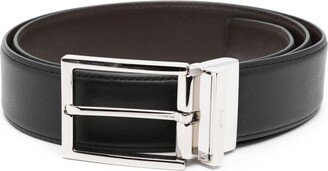 Buckled Leather Belt-AH