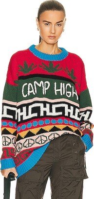 Camp High Hayan Sweater in Red