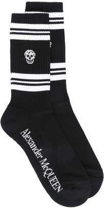 Skull-Motif Socks