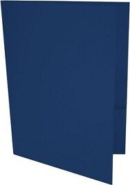 9 x 12 Presentation Folders Standard Two Pocket Navy 25/Pack PF-103-25)