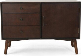 Jameelah Mid Century Faux Wood Cabinet