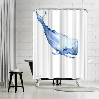 71 x 74 Shower Curtain, Sperm Whale by Suren Nersisyan