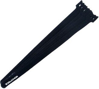 Monoprice Hook and Loop Fastening Cable Ties, 13in, 100 pcs/pack, Black