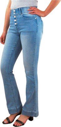 Indigo Poppy Postpartum Five Button Slim Bootcut Jeans