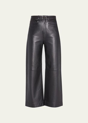 Lightweight Leather Culottes