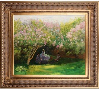 By Overstockart Resting Under The Lilacs with Regal Frame, 28.5 x 32.5