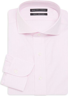 Saks Fifth Avenue Made in Italy Saks Fifth Avenue Men's Slim-Fit Poplin Dress Shirt