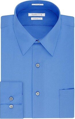 Men's Dress Shirt Regular Fit Poplin Solid (Pacifico) Men's Long Sleeve Button Up