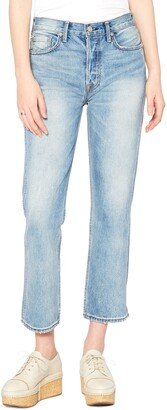 Claude High Waist Ankle Straight Leg Jeans