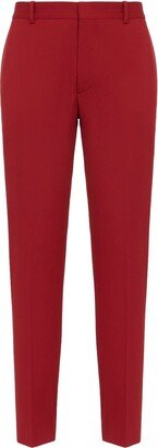 Straight-Leg Tailored Wool Trousers