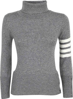 4-Bar Turtleneck Knit Jumper-AA