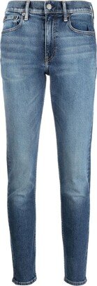 Washed-Denim Skinny Jeans