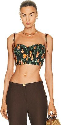 Moringa Cropped Top in Green