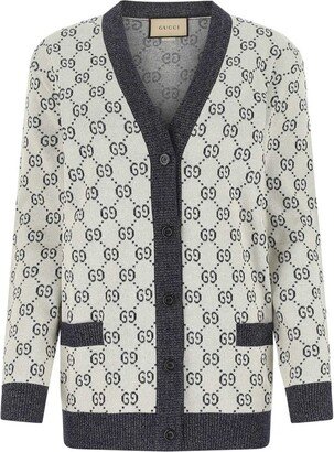 GG Jacquard Knitted Cardigan