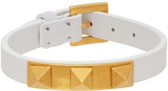 White Rockstud 3 Stud Bracelet