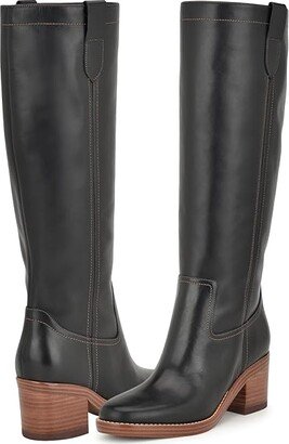 Hecee (Black Leather) Women's Boots