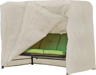 Modern Leisure Basics Outdoor Patio Swing Cover, 87W x 64D x 66H