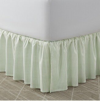 Classics 100% Cotton - Ruffled Bedskirt Green- King